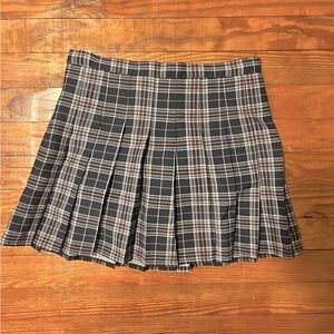 Plaid Pleated Women's Skirt